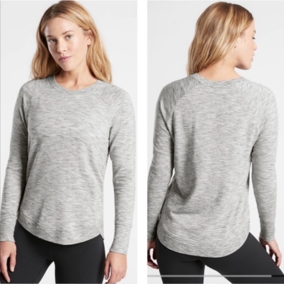 Athleta Mindset Crewneck SweatShirt Large - Picture 1 of 7